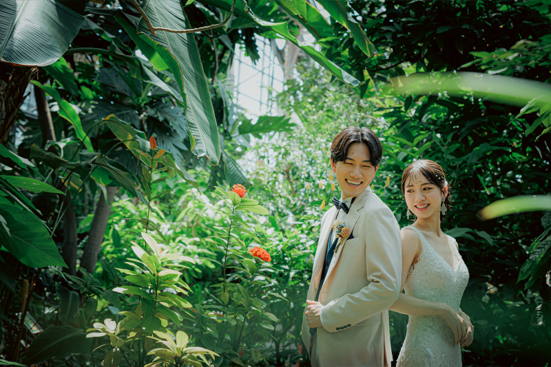 【返金保証付】夏の新プラン♪《リゾート風Photo》選べる特典☆更にスタジオ付【洋装・昼・２ロケ撮影】◎特別価格104800円
