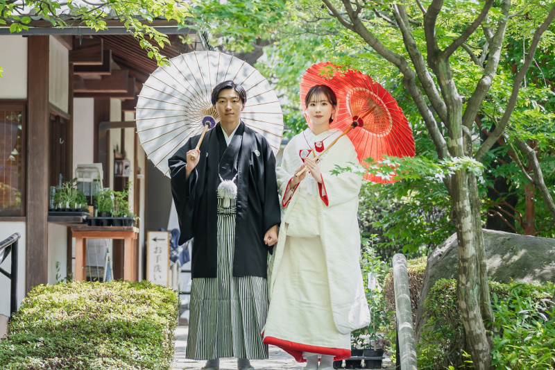 【返金保証付】秋の早割!(90日前割引)選べる特典付☆【和装・庭園/公園ロケ撮影(スタジオ付)】◎174800円→109800円