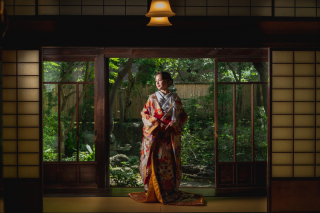 8月末限定！美肌レタッチ・アルバム付☆【旧安田楠雄邸】【旧平田源七邸】和装撮影（スタジオ撮影付）◎217000円→152000円