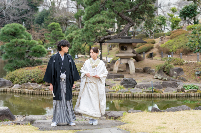 【返金保証付】秋の早割!(90日前割引)選べる特典付☆【和装・庭園/公園ロケ撮影(スタジオ付)】◎174800円→109800円