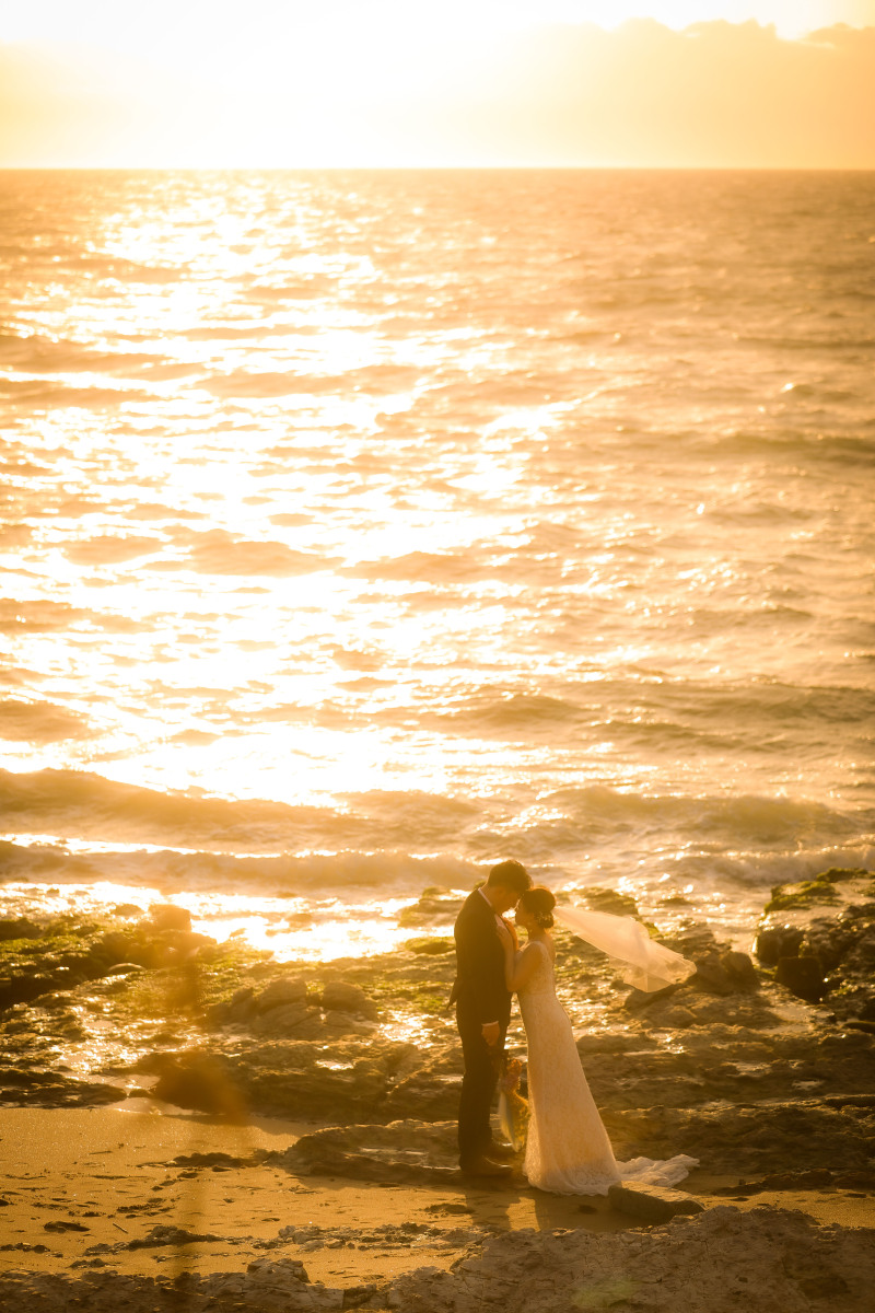 ウエディング撮影でトワイライト撮影