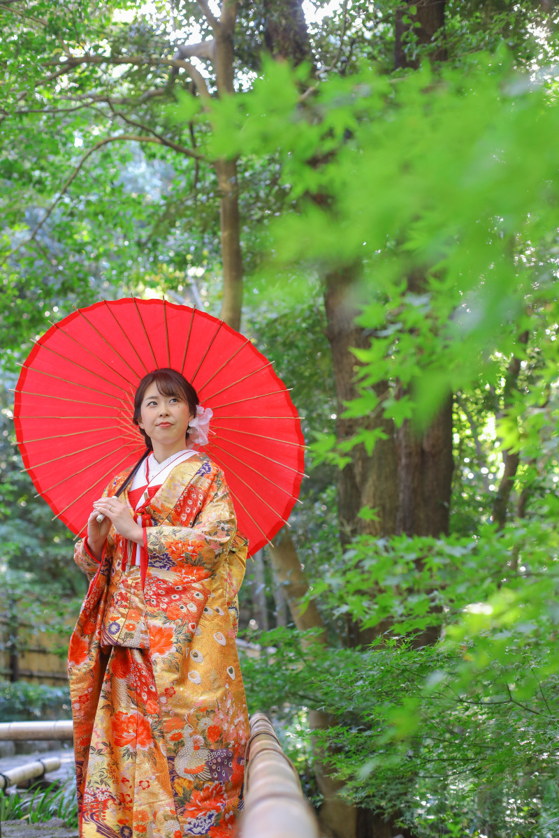 撮影スポットに合わせた様々な表情で・・・