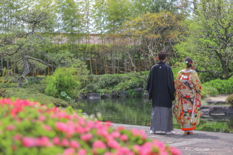 和装のバックショット