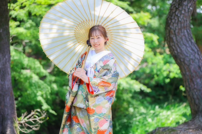 ソロショット撮影/背景にコントラストを活かして