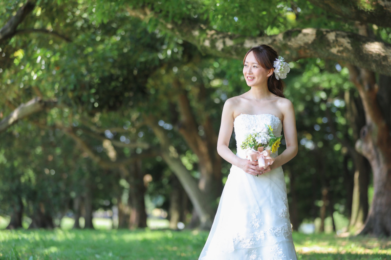 新婦様のソロショット