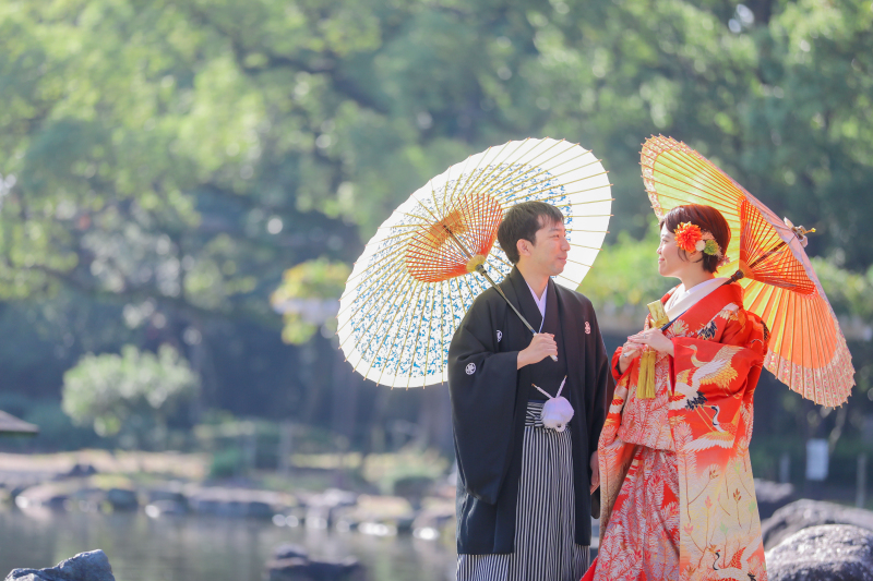 見つめ合いショット