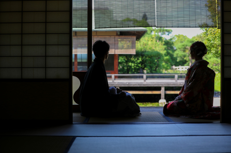 洋装・和装でロケーション撮影