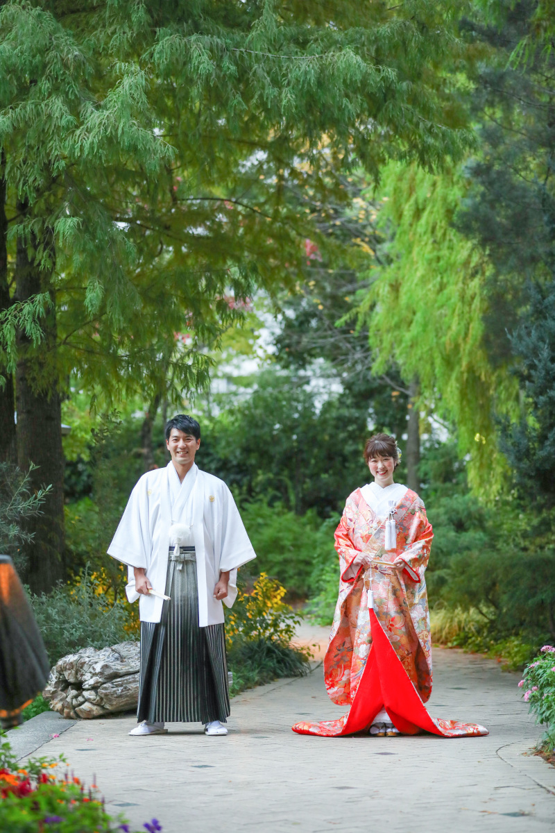 新緑の中で全身写真も素敵にのこしましょう