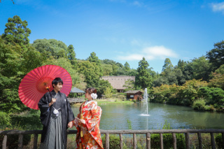 東山植物園で新緑ロケーション撮影