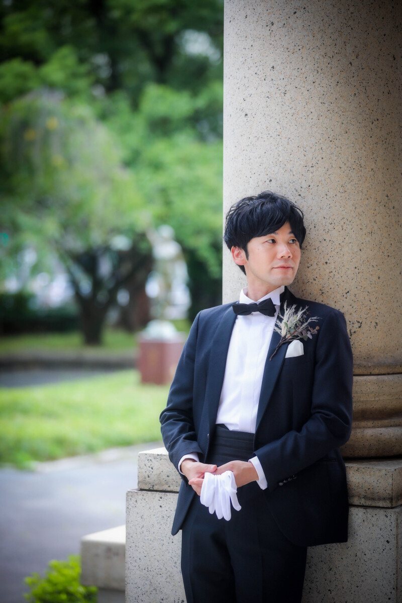 新郎様のソロショット撮影