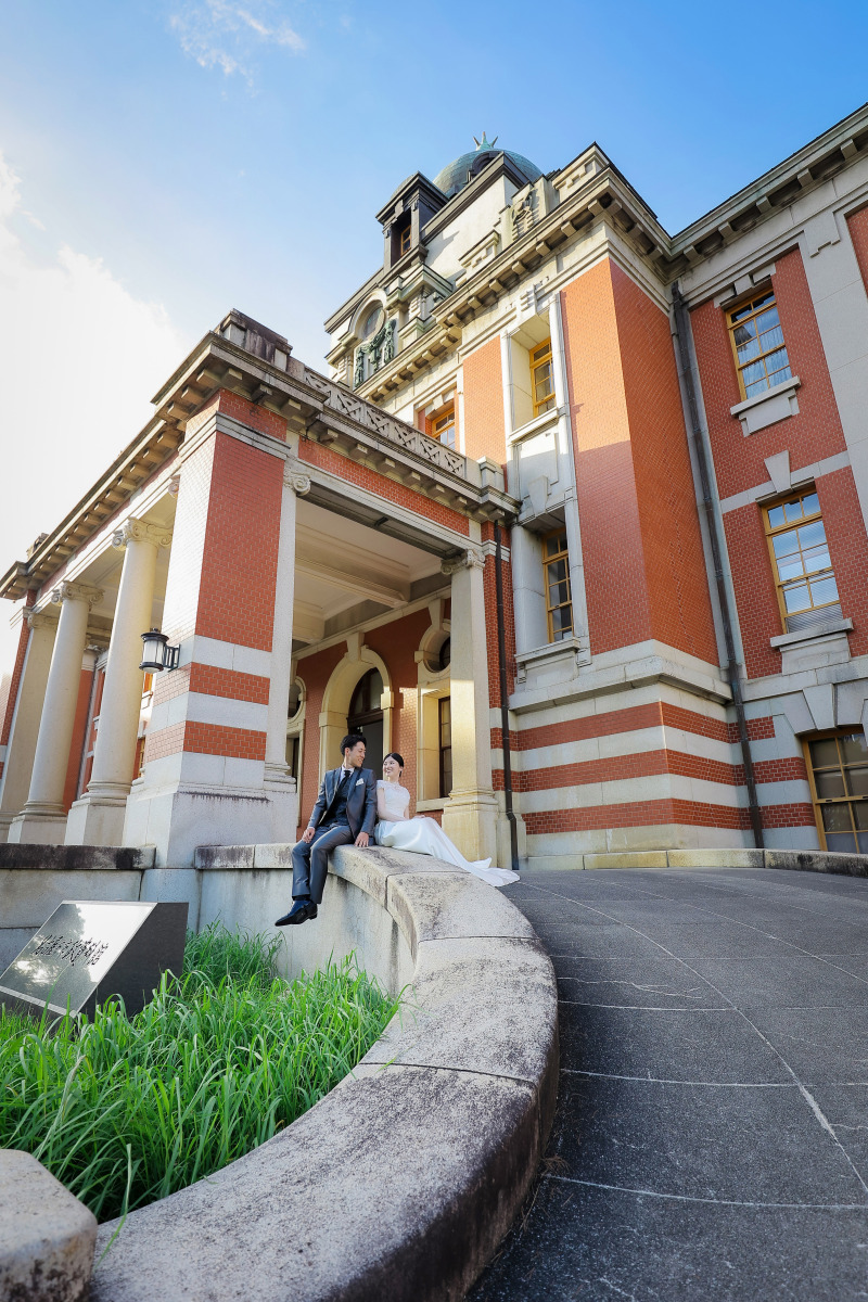 名古屋市政資料館で行う洋装ロケーション：全景構図