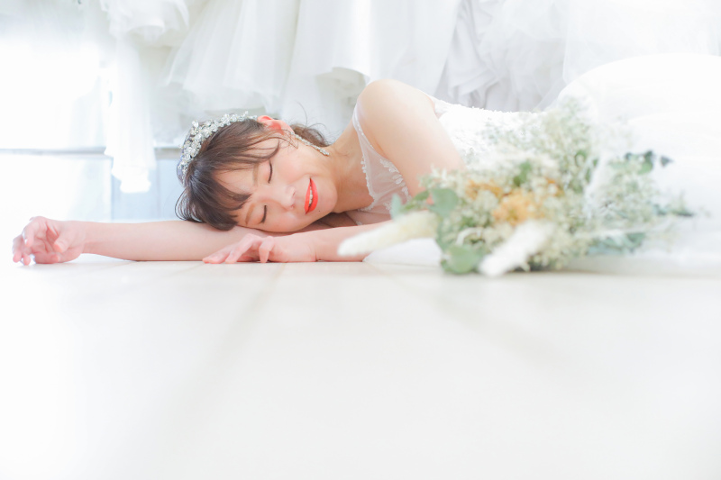 洋装ロケーション撮影