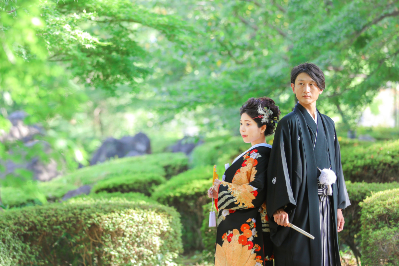 お二人の凛とした表情も撮影しましょう！