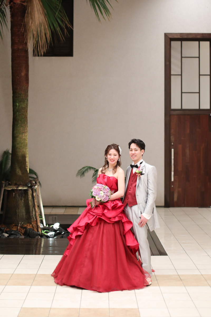 カラードレスのスタンダード撮影