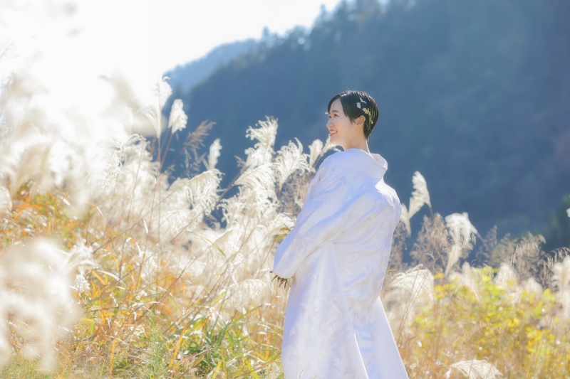 新婦様のソロショット