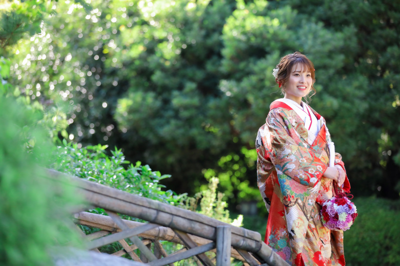 ご自前の和装ブーケ