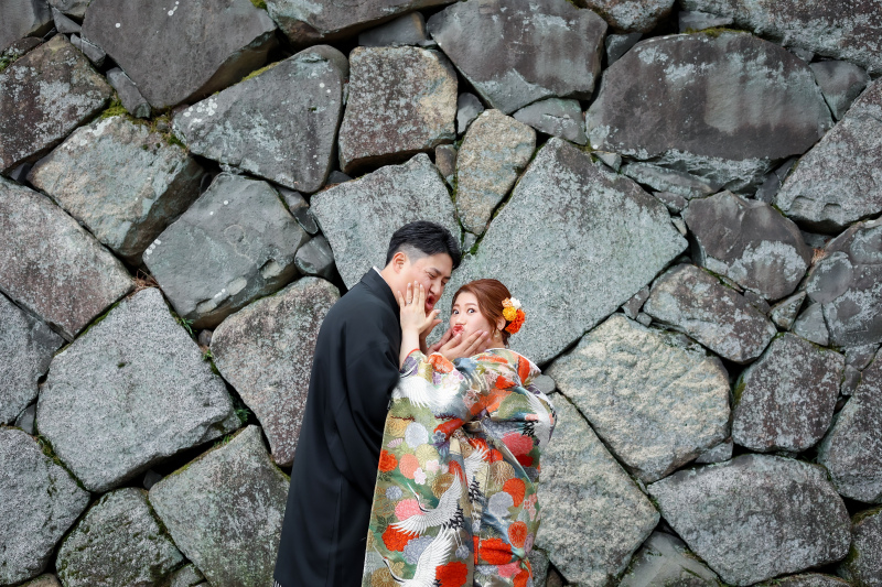 楽しくお二人らしいオフショット撮影！