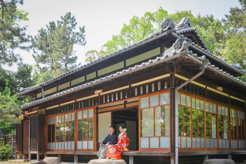 ロケーション場所と新郎新婦様の一体感