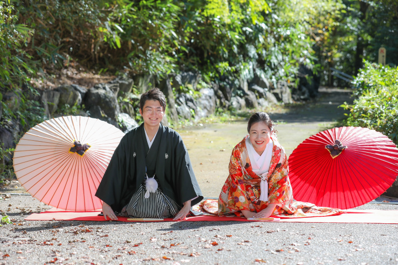 定番のお辞儀ショット