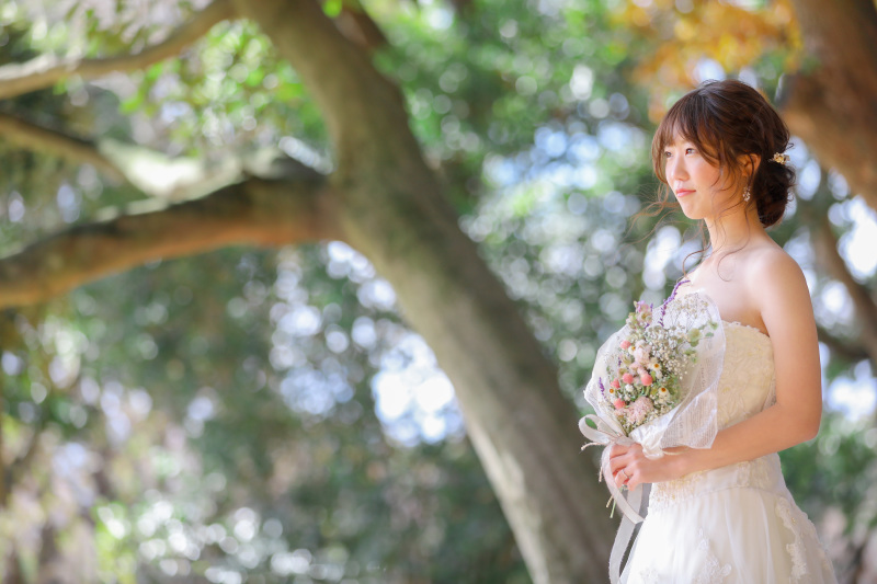 新緑の中でソロカット！