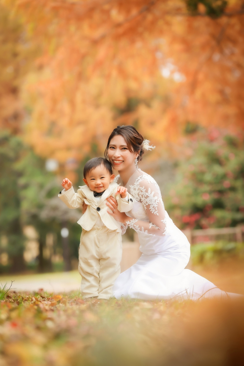 お子様とのツーショット撮影