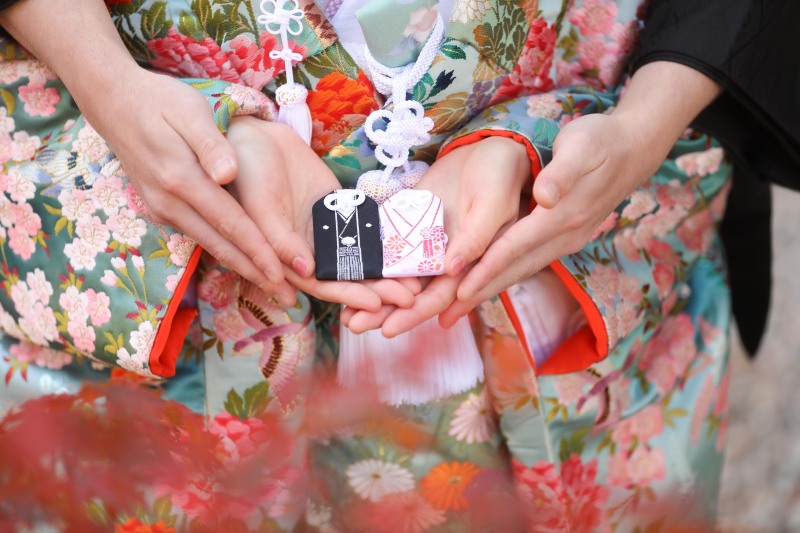 夫婦お守りに幸せを祈って。。。