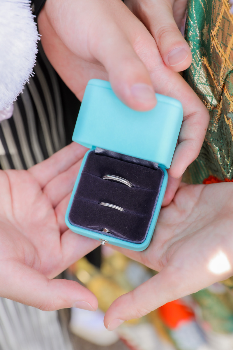 リクエストショットの指輪撮影