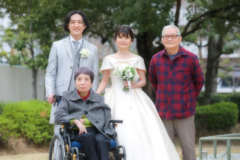 ウエディングドレス姿を大切な人にお披露目