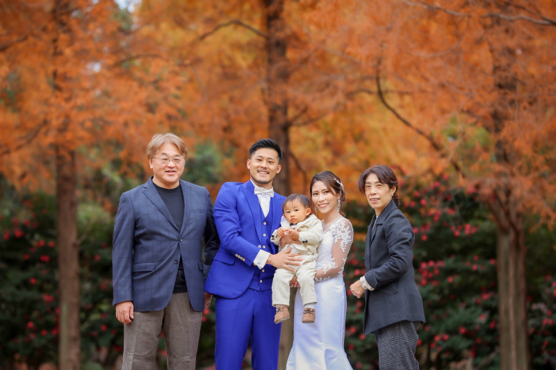 お子様とのウエディングフォト