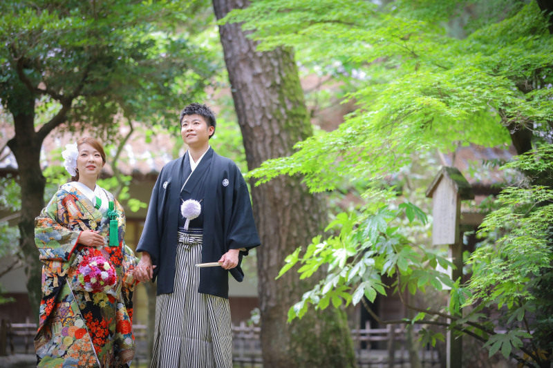 名古屋城＆お茶室の和装ロケーション撮影