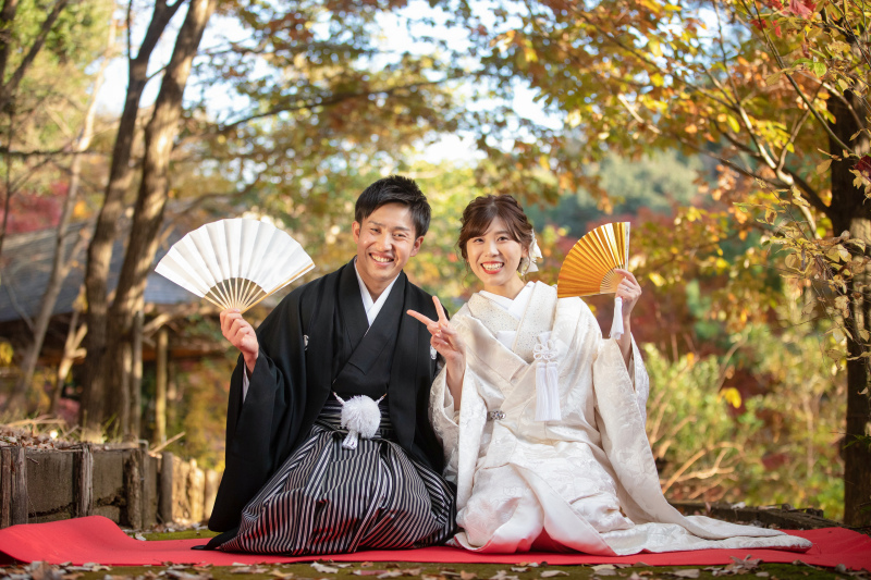 締めショット定番の正座カット