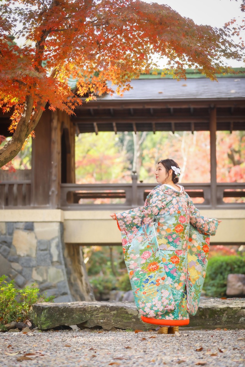 新婦様ソロショット撮影バックスタイルバージョン