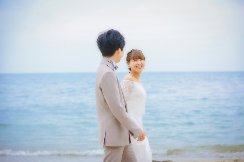 歩きショット二人バージョン撮影