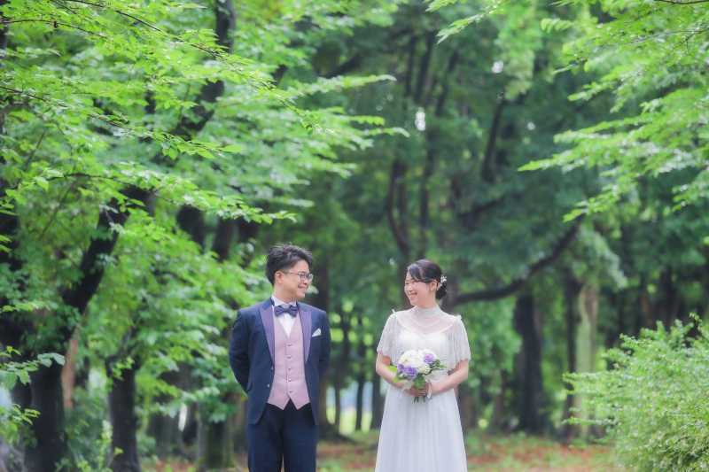 雨ならではの色彩鮮やかな仕上がり