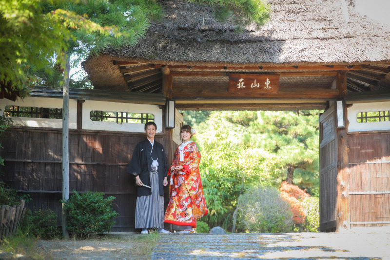 庭園ロケーション撮影