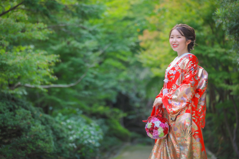 持ち込み和装ブーケ