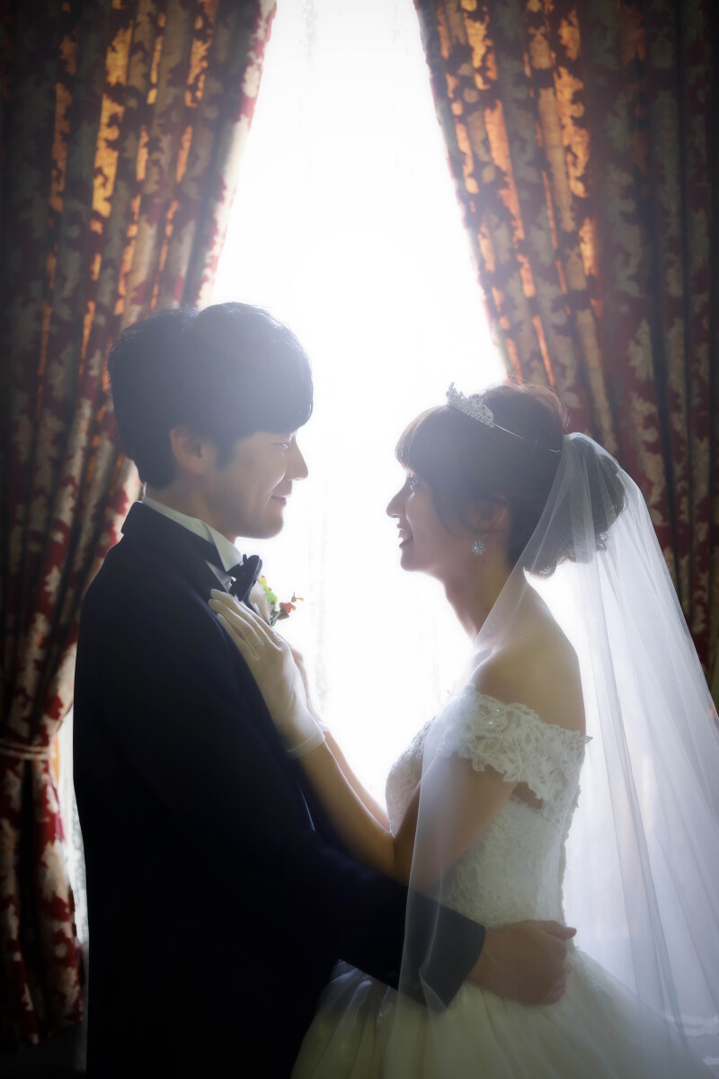 自然光を活かした、ツーショット撮影