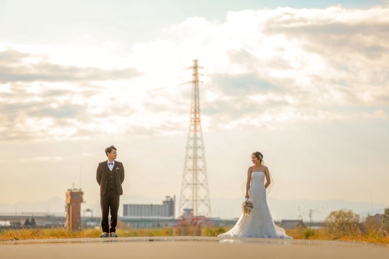 夕暮れ時の撮影！