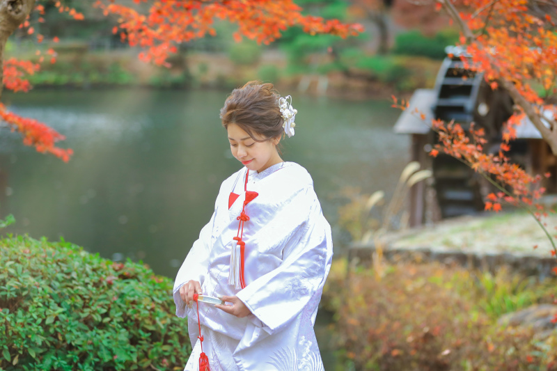 水車や庭園など様々な場所で撮影が行えます！