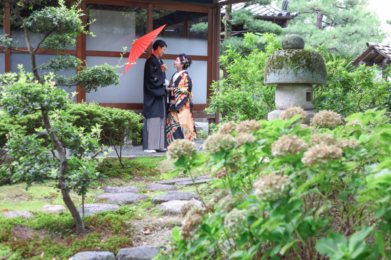 和室の中庭でも撮影が行えます！