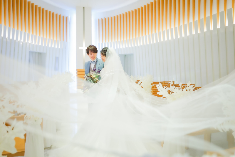 『カメラマン2名撮影』チャペル＆ガーデンフォト／全データ美肌＆ボディレタッチ付【11月成約¥20,000割引適用中】平日限定