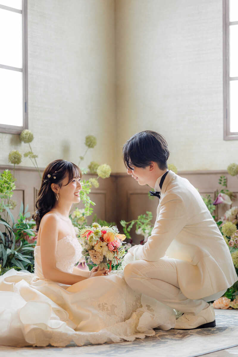 微笑み合う瞳に映るおふたりの「未来」