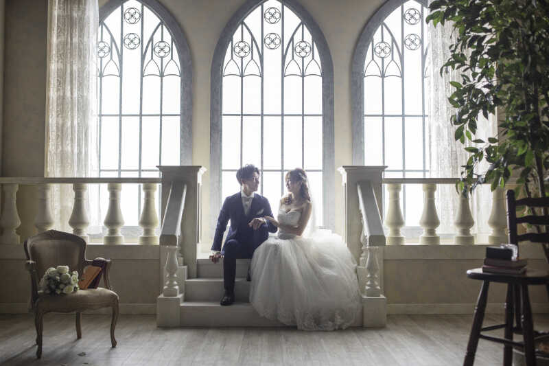 【チャペル】お座りショット