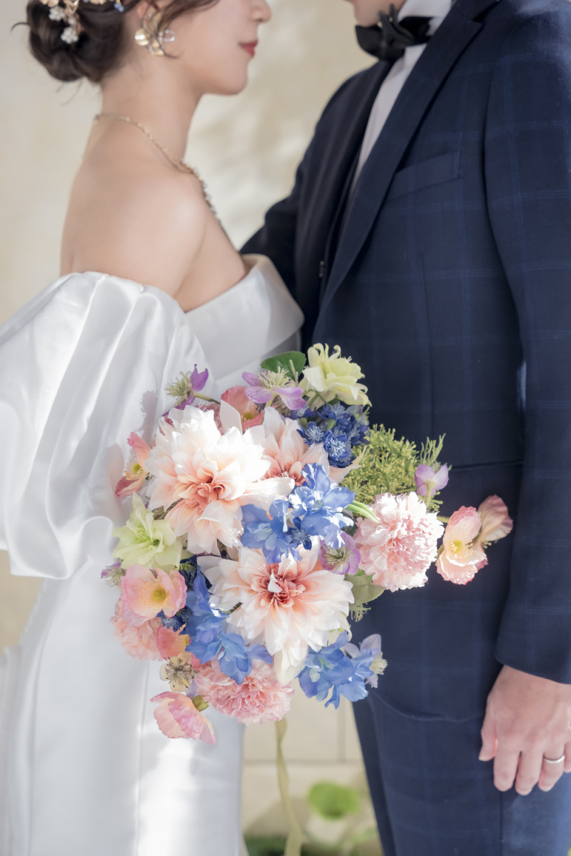 ブーケクローズアップショット