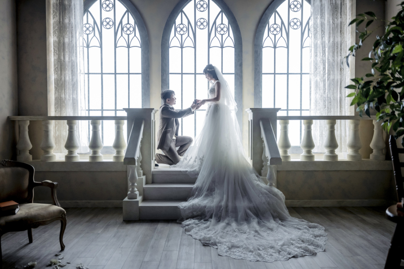 チャペル×プロポーズショット