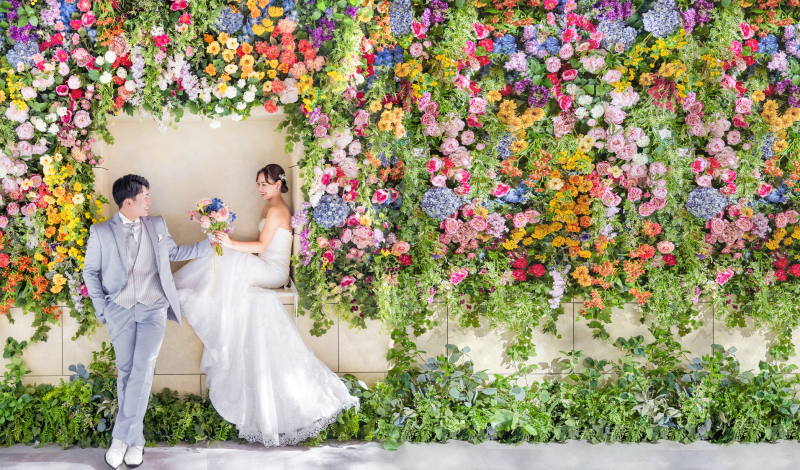 シーン5:フラワーウォール