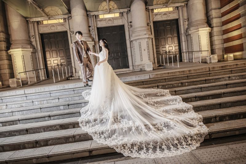 ラストショットはドラマティックウェディングフォト