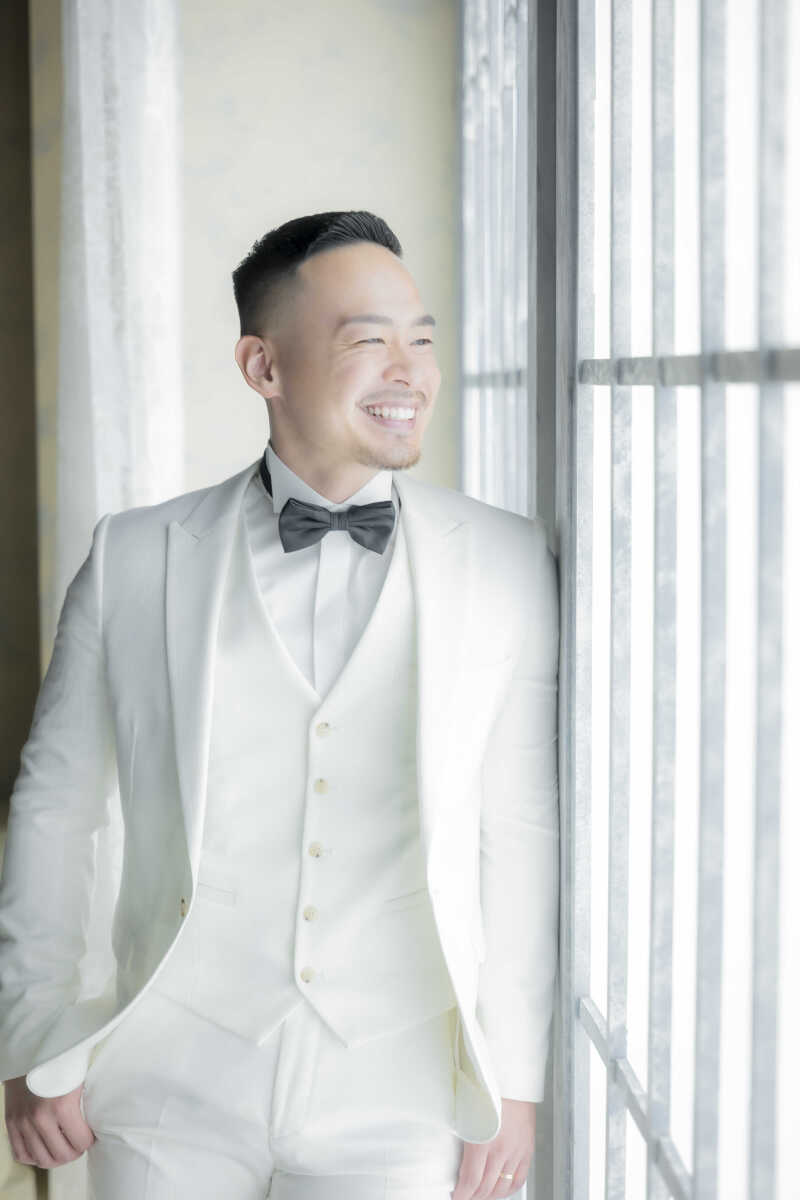 【新郎様ソロショット】