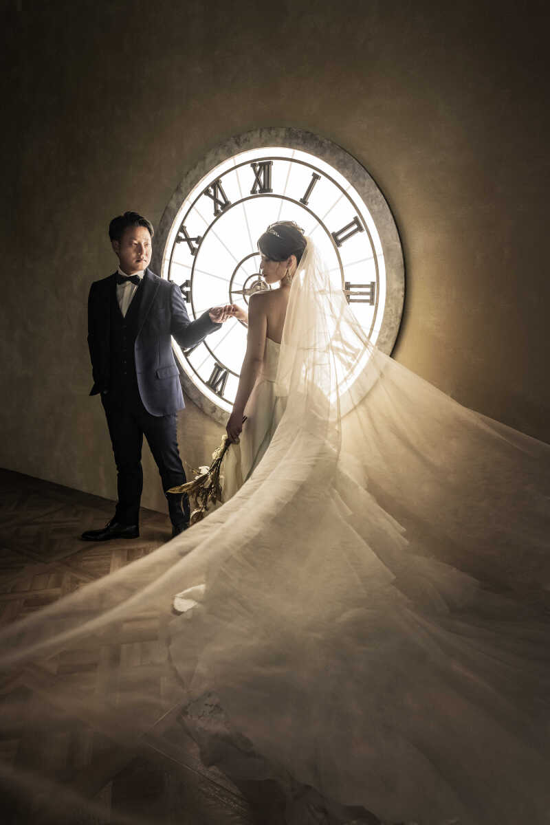 【クロック】セピア×幻想的ショット