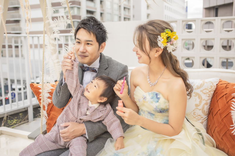 みんなでシャボン玉!